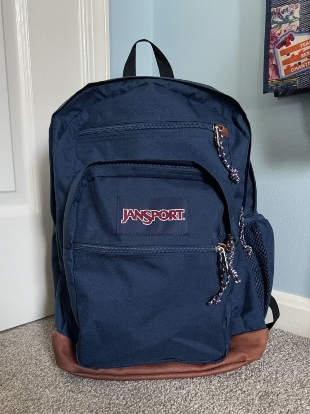Jansport Cool Student Backpack in Navy Blue